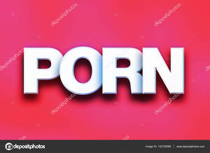 Colorful Artistic Porn - Porn Concept Colorful Word Art â€” Stock Photo
