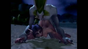 3d Elf Fucking Troll - Ellowas presents Night Elf and Troll Porn - XVIDEOS.COM