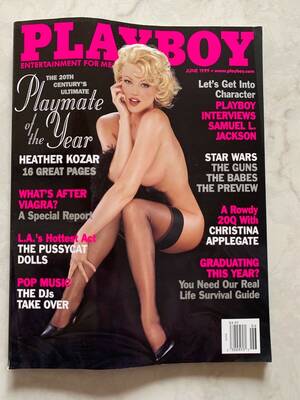 Heather Kozar Having Sex - Playboy magazine, June 1999, Heather Kozar on cover, excellent condition |  eBay