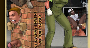 bruce bond bdsm toon - Cartoon bondage from with Bruce Bond at BDSM artwork