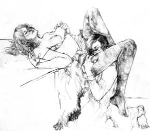 erotic sex pencil drawings - Widening your penis hole