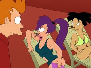 Amy From Futurama Sex - Amy Wong & Leela in BDSM comics - Toons blog