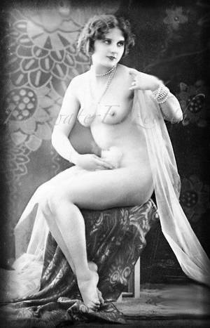 black and white vintage nudes - If And Only If Another Vintage Nude by RosewaterElizebeth on Etsy, $12.95