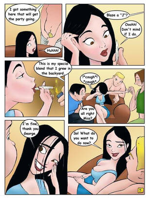 hot cartoon threesome - Hot Threesome Porn Comics