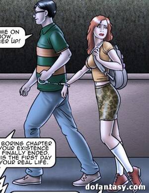 Nerd Comic Porn Bdsm - Pervy nerd presents his sex slave's the - BDSM Art Collection - Pic 3