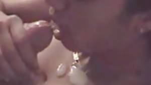 Blowjob Cum In Mouth Indian - Indian chick jerks a whole load of cum in her mouth
