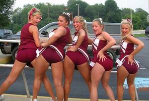 cheerleader upskirt no - Cheerleader Maroon Upskirt