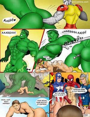 hulk cartoon nude - Hulk In Heat Sex Comic | HD Porn Comics