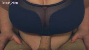 bbw tit fuck creampie - POV BBW Titty Fuck in Purple Sports Bra with Cum Shot on Big Boobs -  EmmaLovesFritz - Pornhub.com