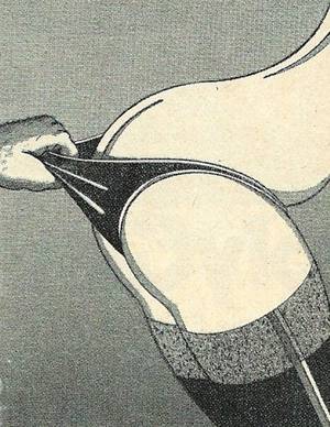 erotic spanking illustrations - Sexy Art in vintage comic book style with sexy stockings