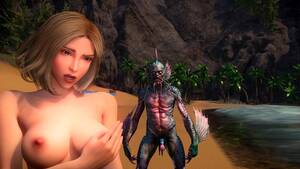 3d Monster Porn Attack - It came from the Sea - Deep Ones attack hot blonde in 3d monster porn  threesome - Hentai City