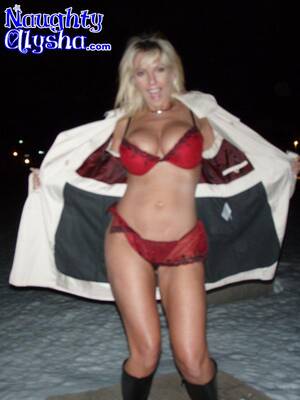 crazy xxx captions - Crazy blonde takes off her white coat and w - XXX Dessert - Picture 2