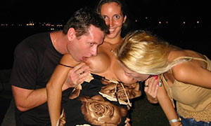 cheating whore wives ffm threesome - Cheating MILF fucked by a hot couple