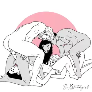 group sex pencil drawing - Group Sex Sketch | Sex Pictures Pass