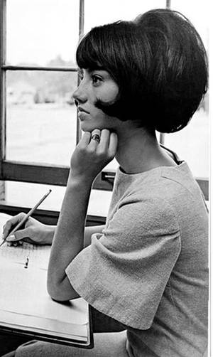 1960s Bouffant Hair Blonde Porn - High school girl, 1960s big hair - my high school yearbooks are full of  pictures