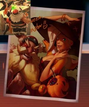 Blizz Porn - But Blizz pretty much made a Mercy image with ridiculous cleavage already.