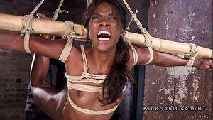 ebony pussy bdsm - Stunning ebony pussy fucked in bondage - XVIDEOS.COM