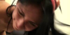 ebony hates to swallow - spanish amateur girl doesn't want to swallow the cum of two men -  Tnaflix.com