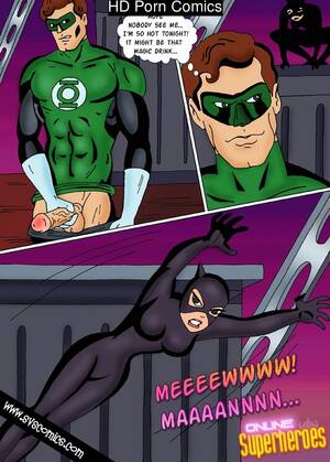Green Lantern Porn - Catwoman Fucks Green Lantern comic porn | HD Porn Comics