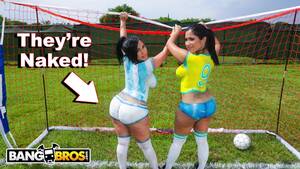 Ebony Soccer Porn - BANGBROS - Sexy Latina Pornstars with Big Asses Play Soccer and get Fucked  - Pornhub.com