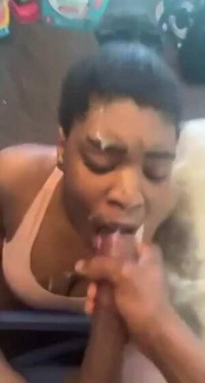 amateur ebony cumshot - ðŸ”¥ African American Amateur Cumshot Ebony Facial Porn GIF ...