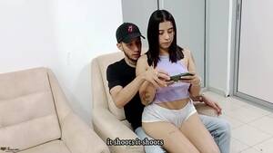 horny - Horny stepsister eating my big cock - Porn in Spanish watch online
