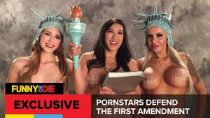 Funny Porn Stars - Pornstars Defend Immigration and Religion - YouTube
