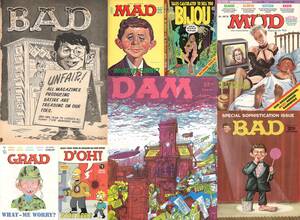 Mad Comic Magazines Porn - Parodies of Mad, 1954-2019 | MagazineParody.com