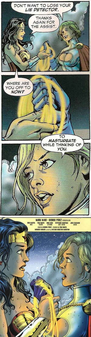 Funny Wonder Woman Porn - That Damn Wonder Woman's Lasso of Truth - 9GAG