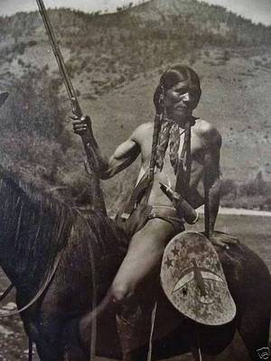 american indian captured and naked - The Nude Horseman : Photo