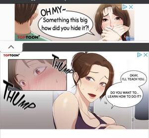 Cartoon Porn Ads - Why do I keep getting these suggestive ads, is it a porn site, is it a scam  site? : r/Scams