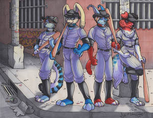 Furry America Porn - The_Baseball_Furries_by_Quaylak
