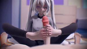 anime footjob movies - Watch Gray hair Mikku footjob - Mmd, Feet, Hentai Porn - SpankBang