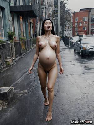 black pregnant asian - Porn image of 90 pregnant asian straight hair natural tits black hair  cumshot created by AI