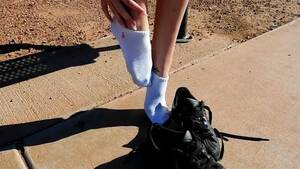 Black Socks Blonde Porn - Watch Kaelyn Taking Off Her Black Sneakers And Socks - Feet, Socks, Blonde  Porn - SpankBang