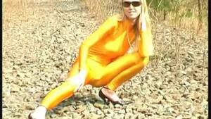 babe strips outdoor - Blonde girl strips outdoor in spandex - Free Porn Videos - YouPorn