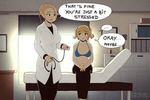 Cartoon Doctor Porn Captions - Nessie At The Doctor - MyHentaiGallery Free Porn Comics and Sex Cartoons