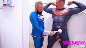Gay Superhero Sex - Superheroes Showering off Cum after Sex Session - Pornhub.com