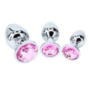 butt plug anal jewelry - Amazon.com: Eastern Delights 3 pcs Steel Attractive Butt Plug Anal BDSM  Jewelry, 3 Size Same Color : Health & Household