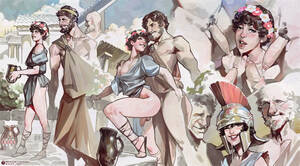 Ancient Greek Themed Porn - Roman boy pleasing lucky soldiers : r/yaoi