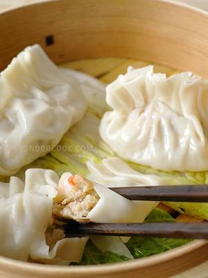 Homemade Thai Porn Bangboo - Easy, step-by-step photo recipe for making Chinese steamed dumplings (jiao  zi) with prawn and meat filling.