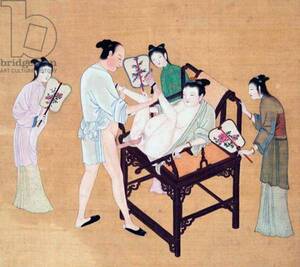 Ancient Chinese Sexart - Image of China: chun hua erotic 'Spring Picture', Ming Dynasty, 16th  century,