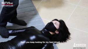 asian teen catsuit - Asian Catsuit Bondage Hogtied With Rope - EPORNER