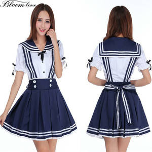 Japan Schoolgirl Outfit Porn - High quality Lolita cosplay Blended Cotton School Uniforms korean school  wear Anime Girl Costume Dress japanese