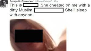 George Porn - George Zimmerman's Racist Revenge Porn Tweet