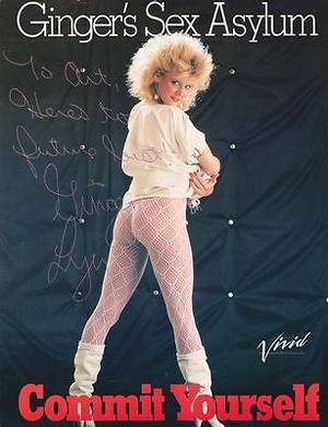 80 S Porn Ads - GINGER LYNN Adult Porn Star AUTOGRAPH SIGNED 8.5x11 Video AD Slick~Vintage  80's