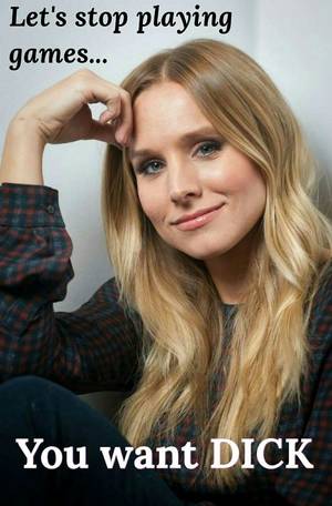 Kristen Bell Porn Captions - â€œ bikeuriousnerd: â€œ katyvanaimee: â€œ Feels good to let it go â€ I would do  anything Kristen Bell told me to do.