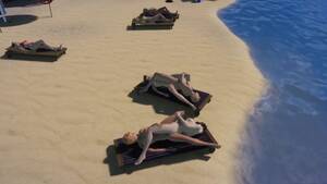 lesbian sex on rocky beach - Two Lesbian Couple's Swap Girl Friend and Scissoring at Beach - Pornhub.com