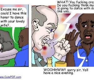 midget porn cartoon - The Black Midget and The White Housewife | Erofus - Sex and Porn Comics