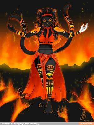 Egyptian Cat Goddess Furry Porn - A modernized version of the Ã‰gyptien cat goddess Bastet